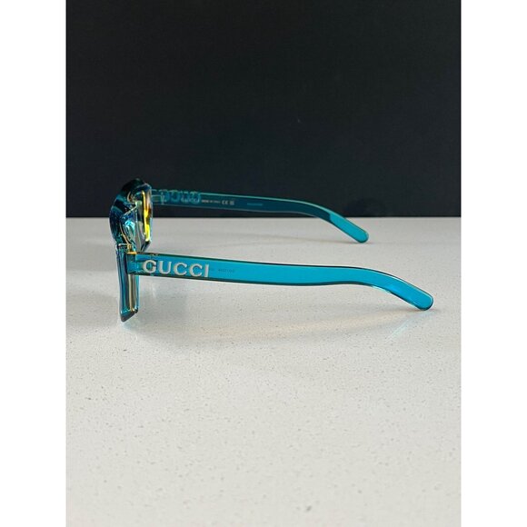 Gucci Flat Top Sunglasses Blue (GG1723S-003-51) NEW display picture 1